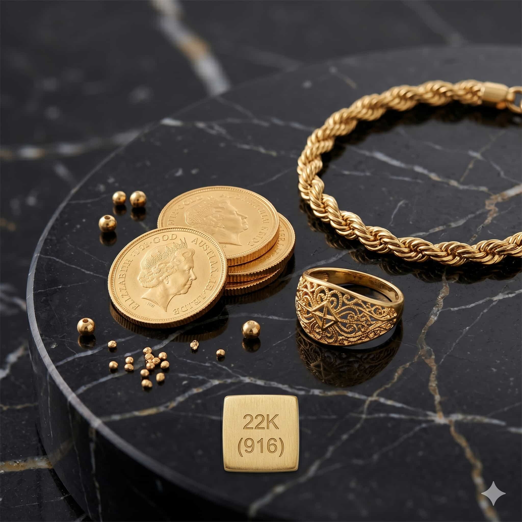 22KT gold