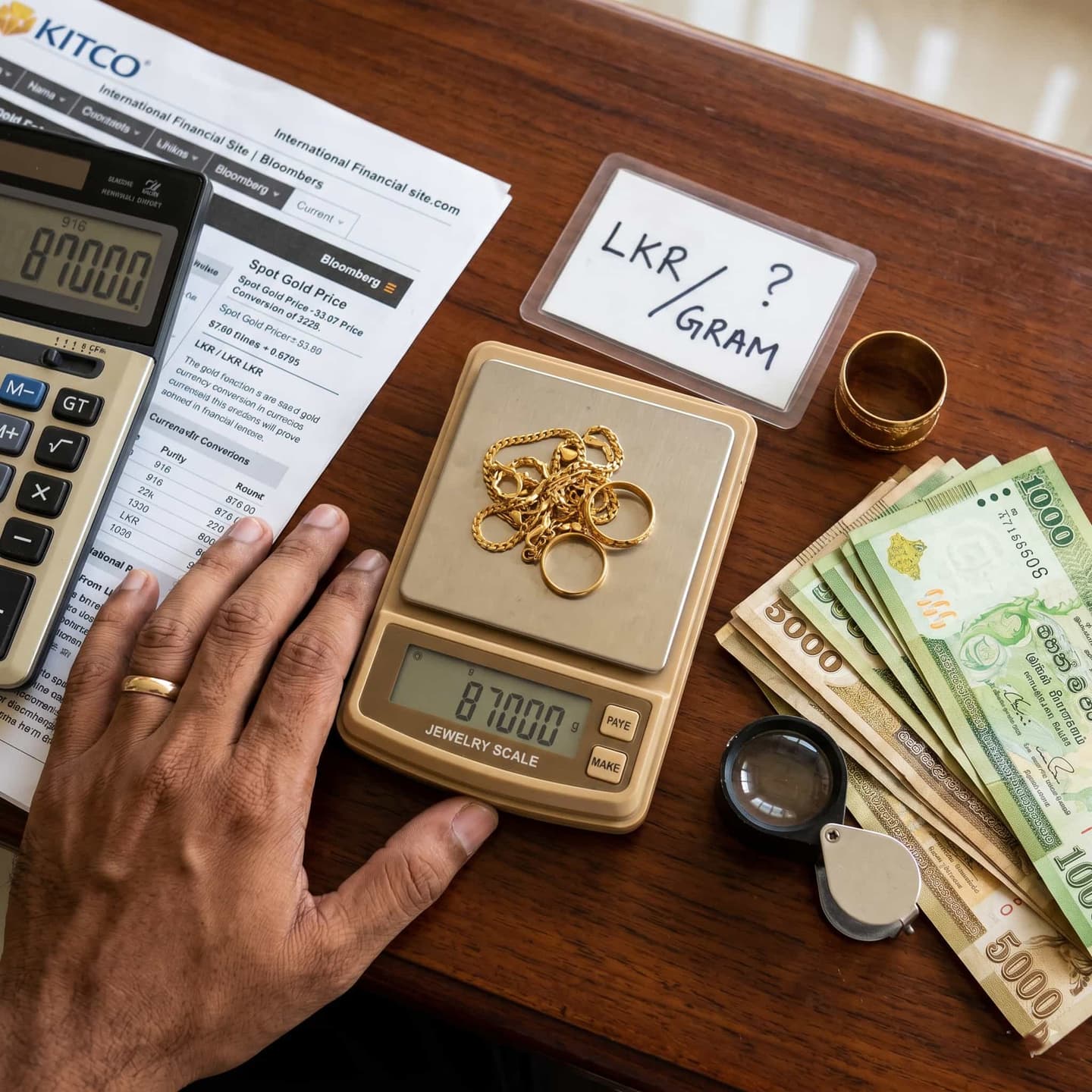 How Gold Buying Prices Are Calculated in Sri Lanka